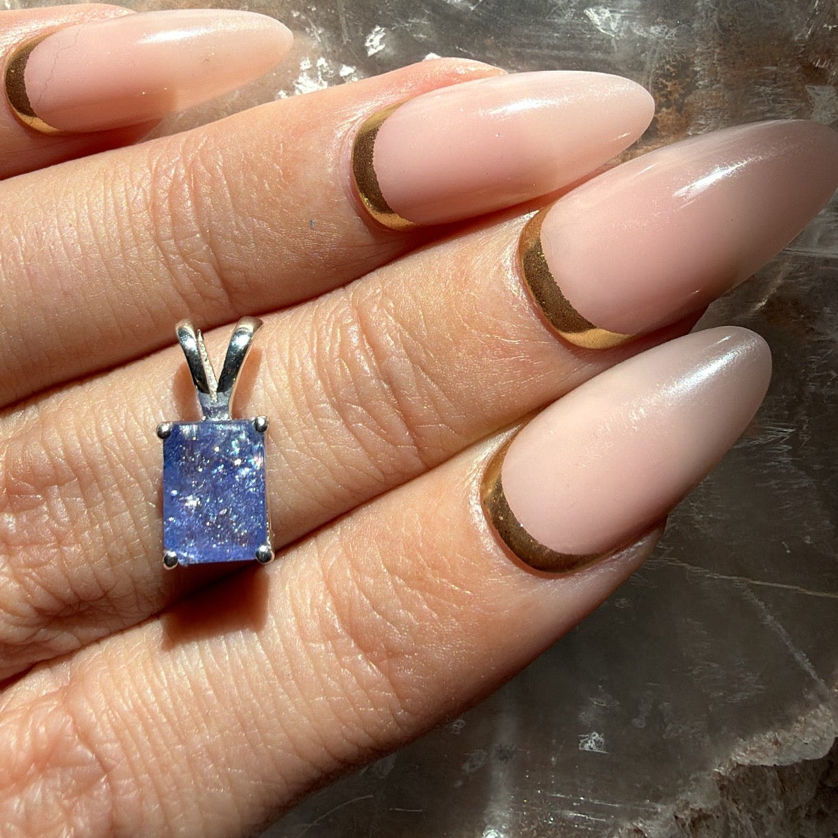 Tanzanite Sterling Silver Pendant